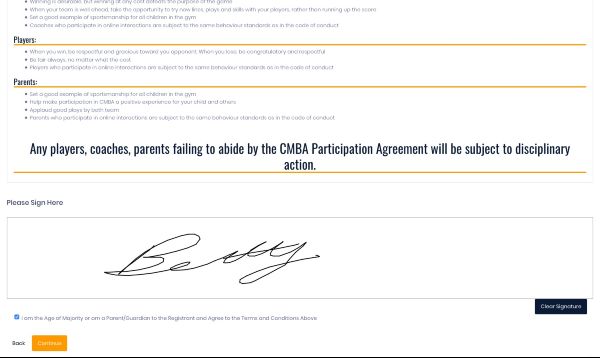 Player Waiver